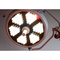 95ra geleide Chirurgische Lichten 1300mm Verlichtingsdiepte met Regelbare Kleurentemperatuur